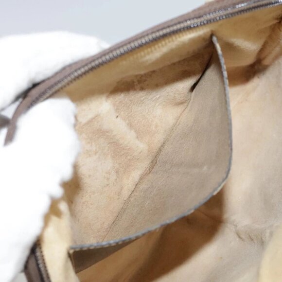 GUCCI GG Supreme Web Sherry Line Shoulder Bag PVC Beige 904 02 047 Auth 111359 - Picture 13 of 16